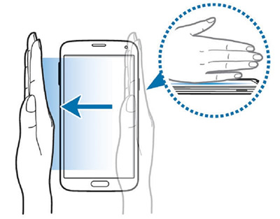 Captura de pantalla Inteligente en un Samsung Galaxy Captura de pantalla Inteligente en un Samsung Galaxy